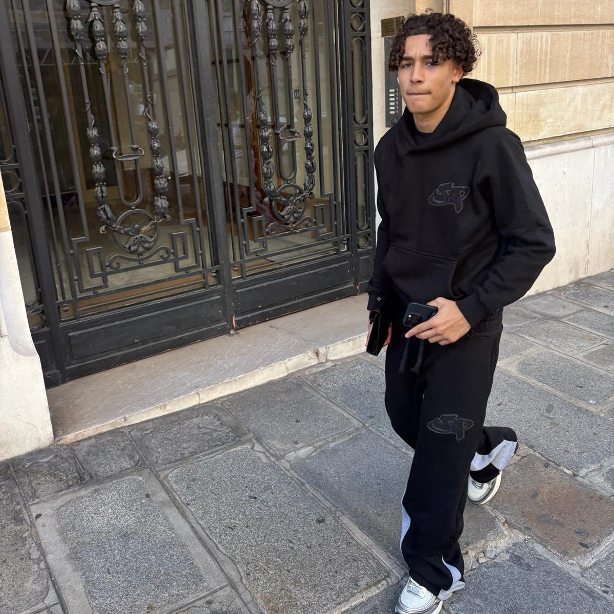 Flared Tracksuit Black/Grey