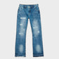 Gray Flared Jeans
