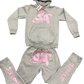 SQ Gray/Pink Tracksuit