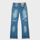 Gray Flared Jeans
