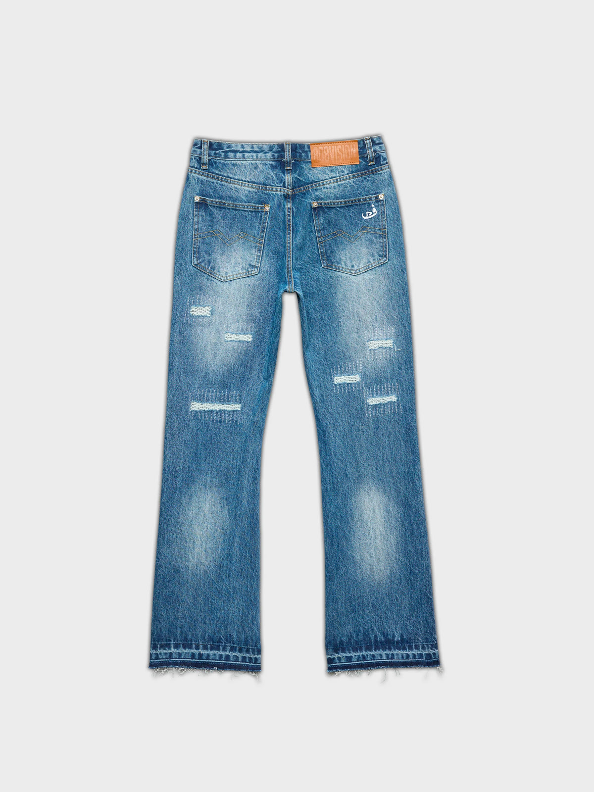 Gray Flared Jeans
