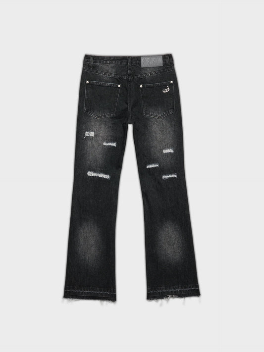 Black Flared Jeans