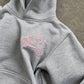 Flared Tracksuit Gray/Pink