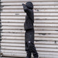 Black Windbreaker Set