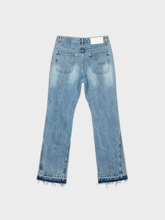 Blue Flared Jeans