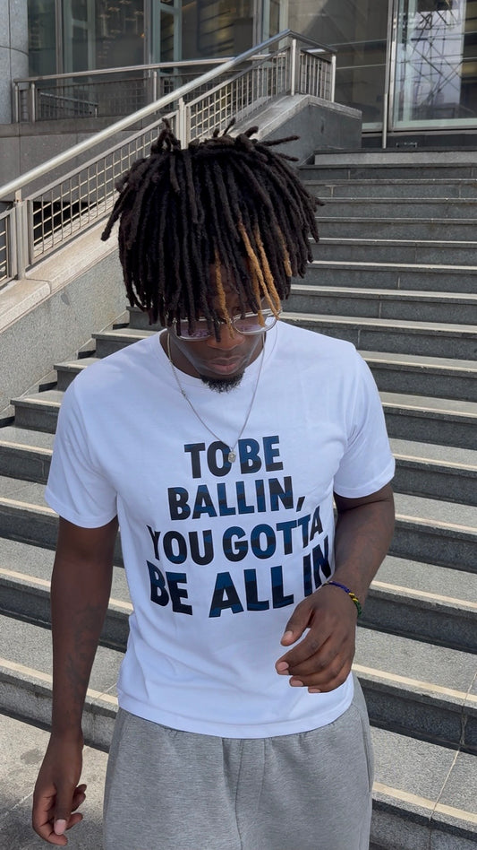 Navy Blue Camo Tee