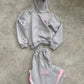 Flared Tracksuit Gray/Pink