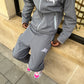 Gray Windbreaker Set