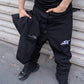 Black Windbreaker Set