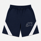Flared Navy Blue Short