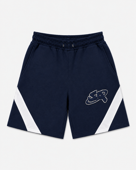 Flared Navy Blue Short