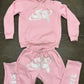 SQ Pink/White Tracksuit