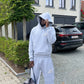 Flared Tracksuit Grey/White