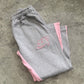 Flared Tracksuit Gray/Pink