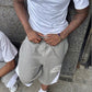 Flared Gray Short