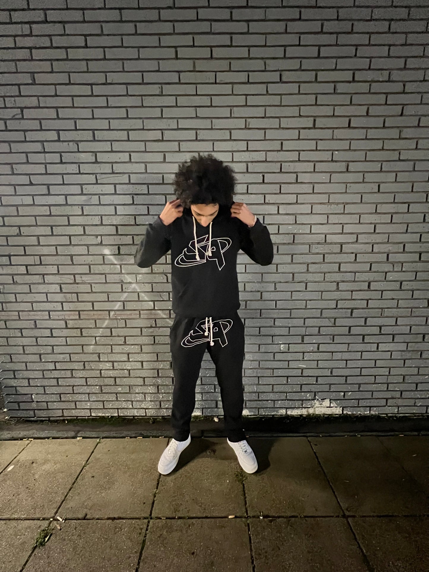 SQ Black/White Tracksuit