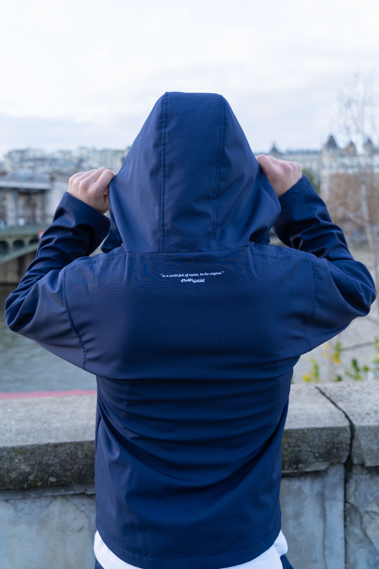 Navy Blue Windbreaker Set