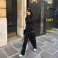 Flared Tracksuit Black/Grey