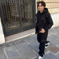 Flared Tracksuit Black/Grey
