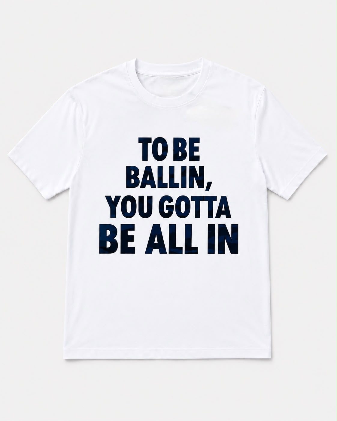 Navy Blue Camo Tee