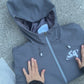 Gray Windbreaker Set