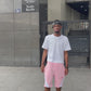Flared Pink Short